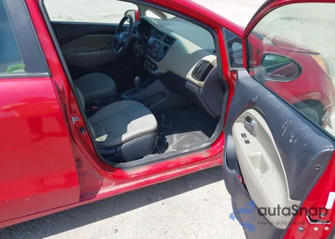 2014 Kia Rio Lx из США, поврежденный, VIN KNADM5A39E6322066